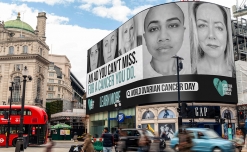 Women with deadly cancer organise Piccadilly Lights, Times Square billboard campaign to raise awareness