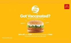 McDonald’s India - North and East offers special deal to customers who get vaccinated