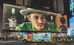 BACARDI brings Latin-Caribbean warmth to Times Square with ‘Winter Summerland’ billboard takeover & Pedicab fleet