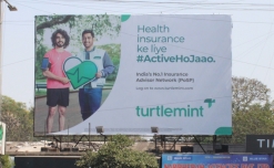 Turtlemint takes the OOH route to shout out ‘Health insurance ke liye #ActiveHoJaao’