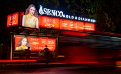 Senco Gold & Diamonds marks a glittering presence on Delhi streets