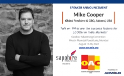 Adomni Global President & CEO Mike Cooper to address Outdoor Advertising Convention 2022 on pDOOH & India markets