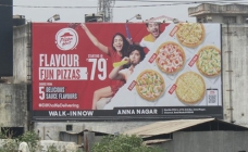 Pizza Hut serves delicious flavours on OOH in Chennai