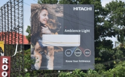 Hitachi showcases its unique air tech in the outdoor