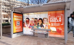 Clear Channel Outdoor's rebooted bus shelters allow brands to drive consumer action, social media engagement