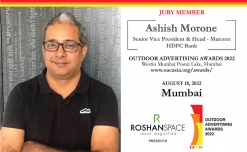 Ashish Morone,  Senior Vice President & Head Marketing Communications - HDFC Bank, joins OAA 2022 Jury