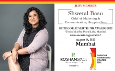 Shwetal Basu, Chief of Marketing and Communication, Shoppers Stop, joins OAA 2022 jury