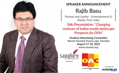 Rajib Basu, Partner and Leader - Entertainment & Media, PwC India to address OAC 2022