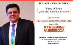 Celebrated Quizmaster Barry O’Brien to anchor The Quintessential OOH Quiz at OAC 2022