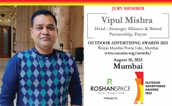 Vipul Mishra , Head - Strategic Alliance & Brand Partnership, Paytm,  is on-board OAA 2022 Jury