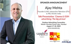 Ajay Mehta, Founder & MD, Interactive Television (iTV), and MD, Kinetic India to speak at OAC 2022