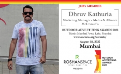 Dhruv Kathuria, Marketing Manager - Media and Alliance at McDonald's, part of Jury for OAA 2022