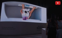 Where Can We Take You? Marriott Bonvoy says ‘Here’ through its anamorphic 3D outdoor activation