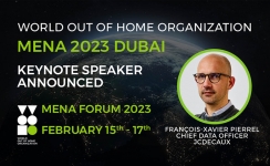 JCDecaux Chief Data Officer Francois-Xavier Pierrel to keynote science of OOH at WOO MENA Forum