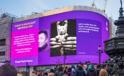 UK lights the darkness on Holocaust Memorial Day 2023