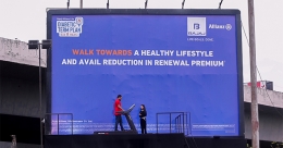 ideacafe.agency crafts unique ‘Fitness Billboard’ for Bajaj Allianz Life Diabetic Term Plan