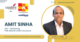 Amit Sinha, GM – Marketing,  PNB MetLife India Insurance to address OAC 2023 in Delhi