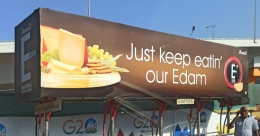 Amul covers bus shelters with funny puns to showcase their range of cheese products