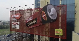 Eveready Ultima innovation dominates media at Kolkata's Maa Flyover