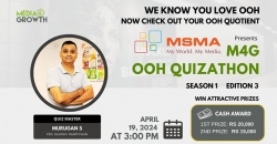 Murugan S, CEO, Southern Health Foods to anchor 3rd M4G OOH Quizathon live on Media4Growth on Apr 19