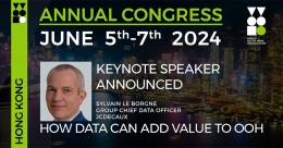 JCDecaux Data Head Sylvain Le Borgne to be a keynote speaker at WOO Global Congress