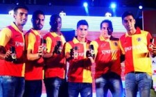 Kingfisher East Bengal Football Team unveiled at South City Mall, Kolkata