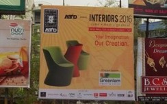 ABID INTERIORS 2016 connects with its target group via outdoor