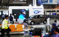 Hyundai brings cricket fever at Hyderabad Airport