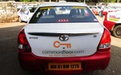 Commonfloor.com extends its TVC message through Cab-Advertising