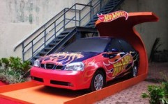 Mattel Toys creates impact with larger-than-life display of Hot Wheels