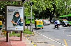 Road safety campaign on JCDecaux’s Citylights media