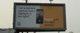 Google dials into OOH to highlight Pixel 2 features