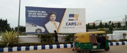 Multi format OOH presence for Cars24