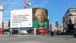 The Queen’s message: Straight on Outdoors