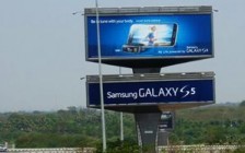 Laqshya Airport Media goes big with Samsung S5 at Hyderabad airport 