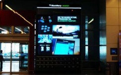 Blackberry flies high at airports