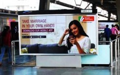 Bharat Matrimony promotes its mobile app through OOH