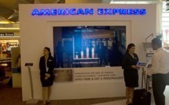 American Express promotes Jet Airways corporate card at Delhi airport 