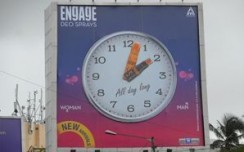 Madison OOH creates an interesting clock for Engage Deodorants