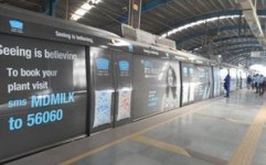 Mother Dairy claims purity through Delhi Metro 
