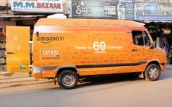 Amazon connects with vendors & sellers via branded mobile vans