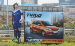 TATA Motor's Tiago arrives via OOH