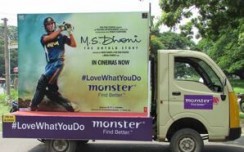 Monster.com promotes MS Dhoni-The Untold Story via OOH