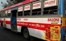 Saloni Mustard criss-crosses West Bengal with bus branding