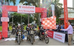 Vodafone criss-crosses states to highlight its data strong network