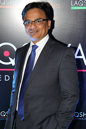 Atul Shrivastava, Group CEO<Br>Laqshya Media Group