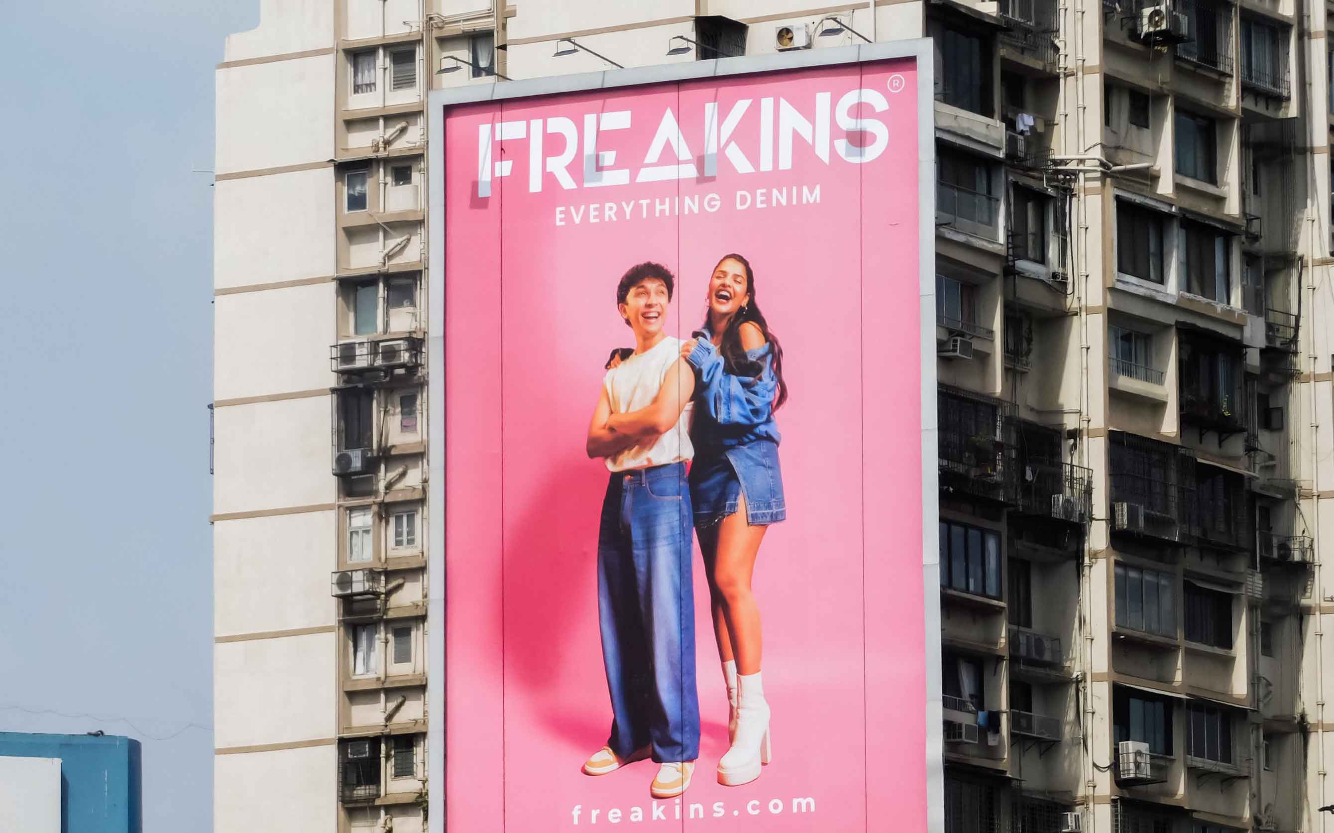 Freakins jeans combines influencer marketing with OOH for latest campaign