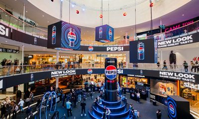 Ocean's Pepsi campaign at mall