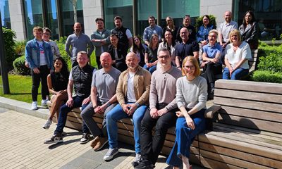 75Media employees gathered to celebrate company's 4th Anniversary