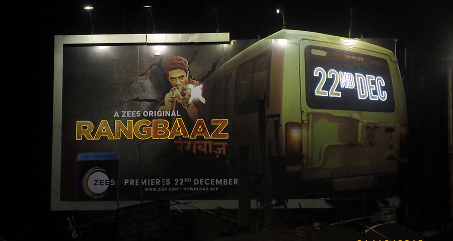 ZEE5’s ‘Rangbaaz’ hits the OOH space